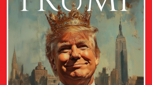 "Да здравствует король!": Белый дом опубликовал изображение с Трампом в короне